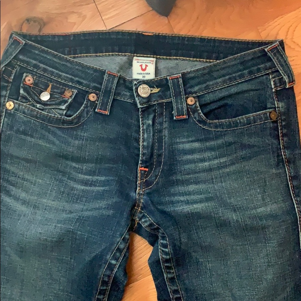True Religion Flare medium wash jeans size 30
